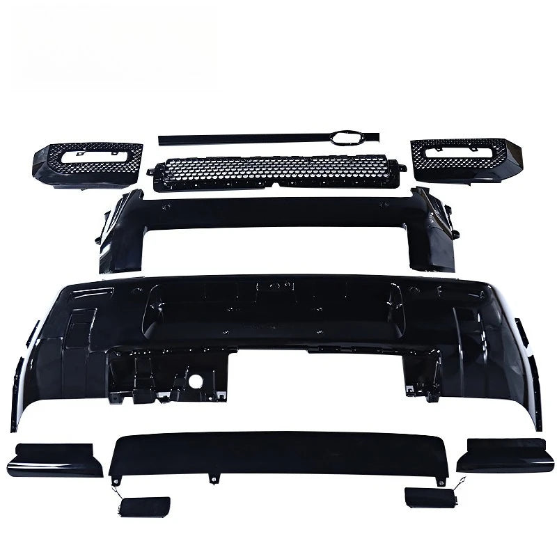 For 2020-2024 Land Rover Defender L663 Blackout Kit 007 Style Front Rear Bumper Trim Set Fog Light Frame Guard Car Styling