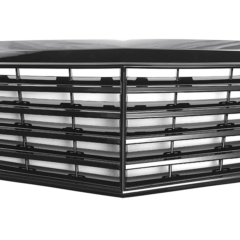 Front Bumper Grills Center Hood Grill for Mercedes-Benz E-class W211 2007-2009 Mesh Racing Grills Vertical Bar Car Accessories