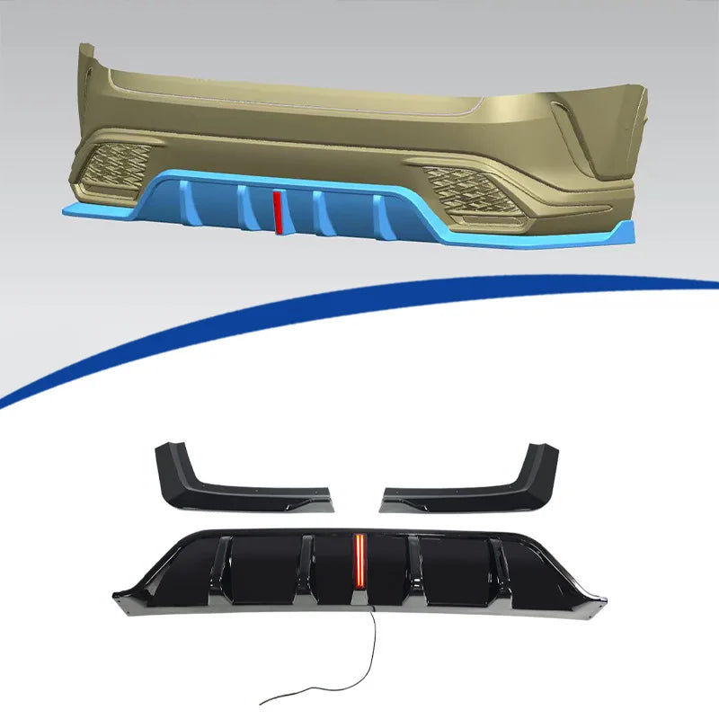Rear Diffuser for 2023-2026 Lexus RX500h - view 12