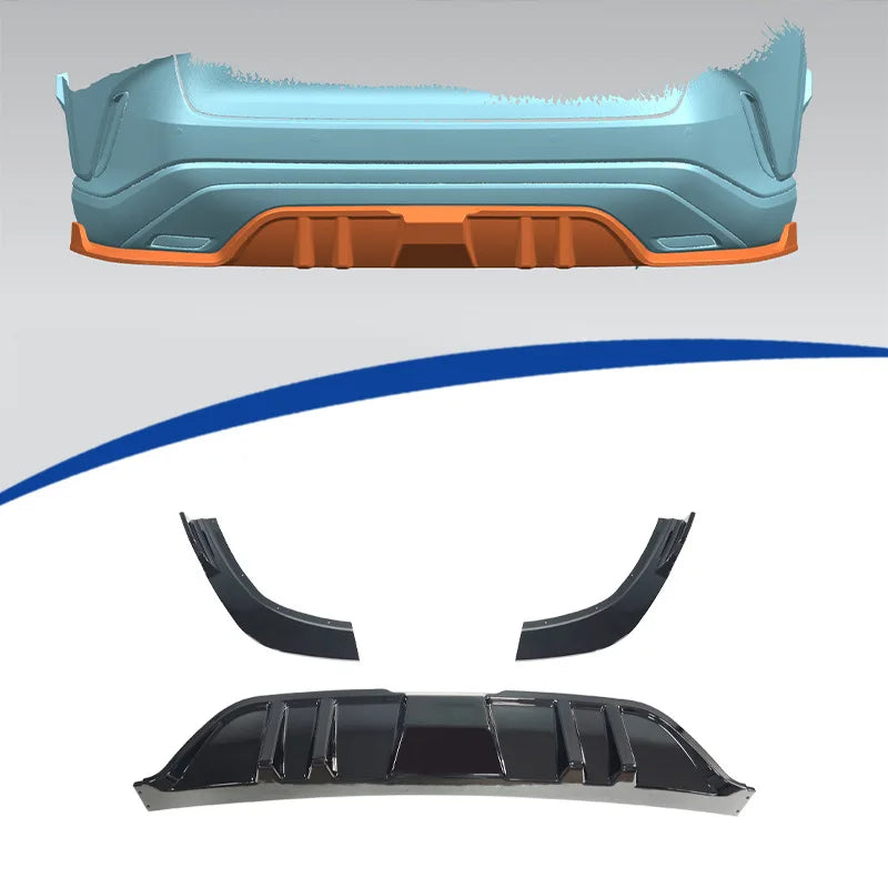Rear Diffuser for 2023-2026 Lexus RX