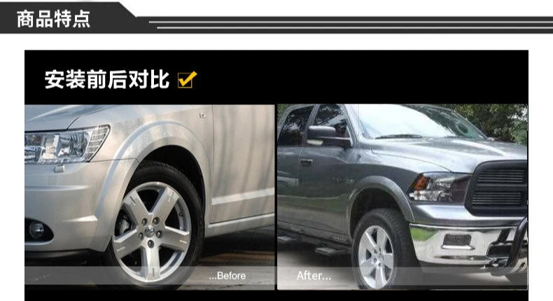 Fender Flares for 2009-2015 Dodge Ram 1500 - view 19