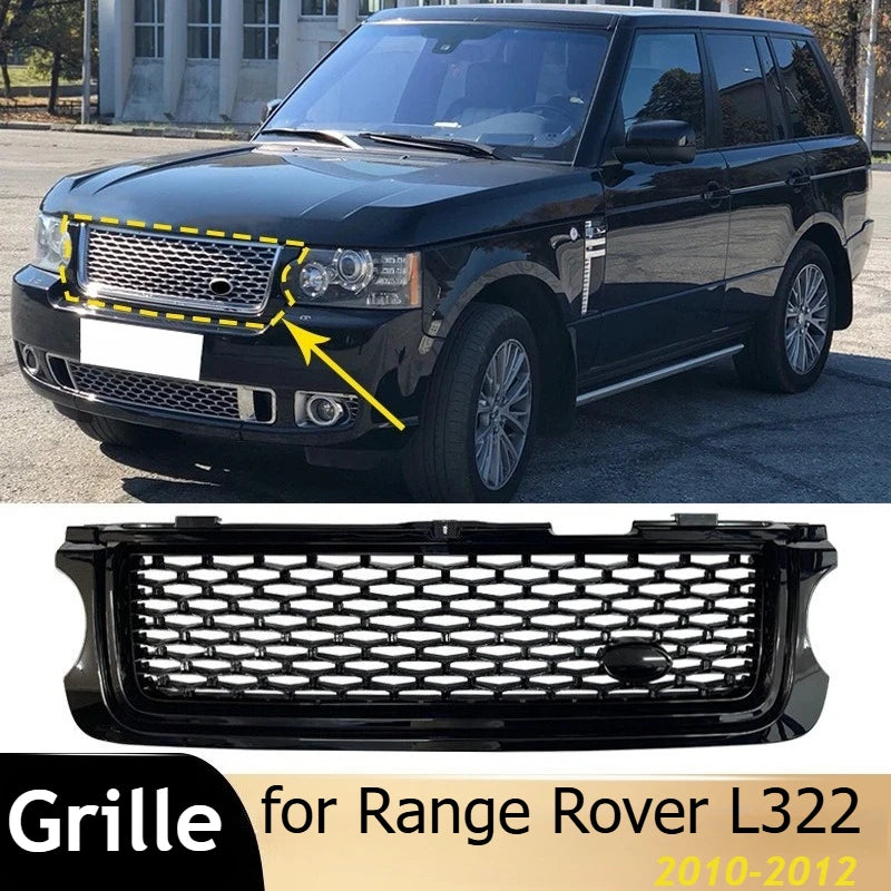 Honeycomb Front Grille for 2010-2012 Land Rover Range Rover L322