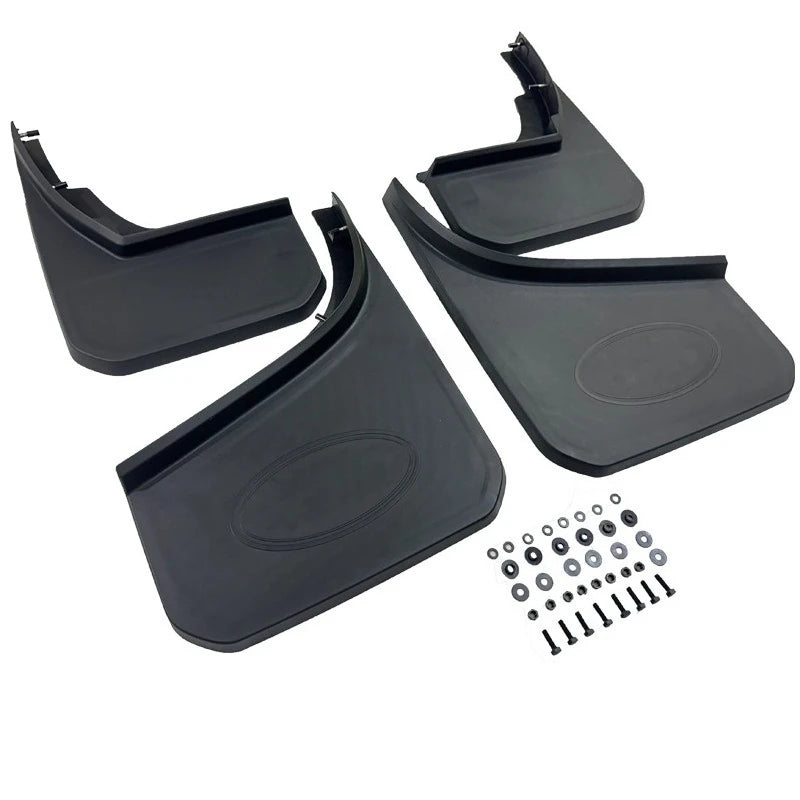 Wide Mud Flaps Splash Guards Mudguards for Land Rover Defender L663 2020 2021 2022 2023 Off-Road Front & Rear 4PCS Set