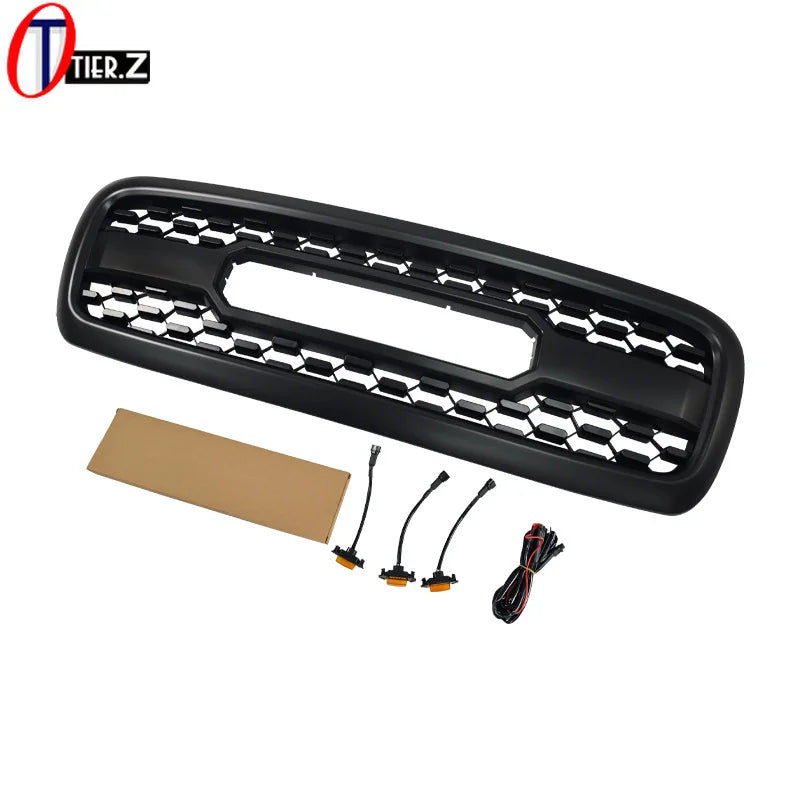 Front Grille Bumper Radiator Grill for 2001-2004 Toyota Sequoia TRD Style Racing Grills ABS Black Mesh Car Accessories Styling