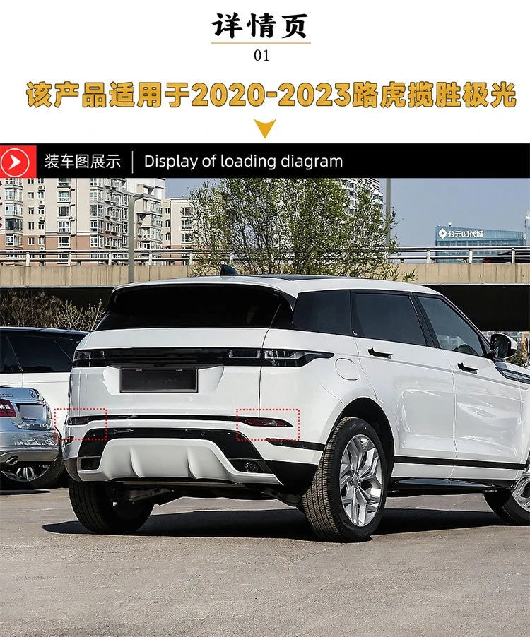 Rear Bumper Fog Light Reflector for 2020-2023 Land Rover Range Rover Evoque - view 7