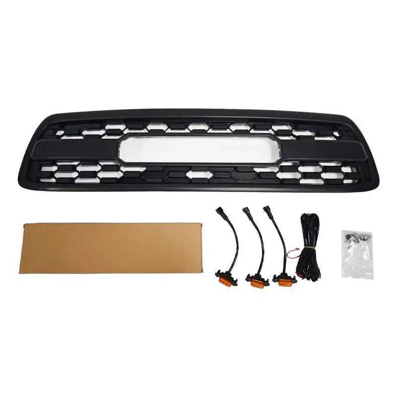 Front Bumper Grille for 2000-2002 Toyota Tundra TRD Style ABS Grill Racing Grills Car Accessories Styling Black Exterior Parts