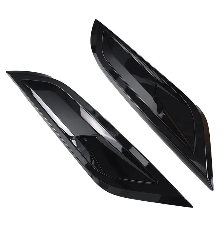 For Land Rover Defender 90/110/130 2020-2025 Front Bonnet Air Intake Grille Cover Gloss Black Hood Vent Trim Car Accessories