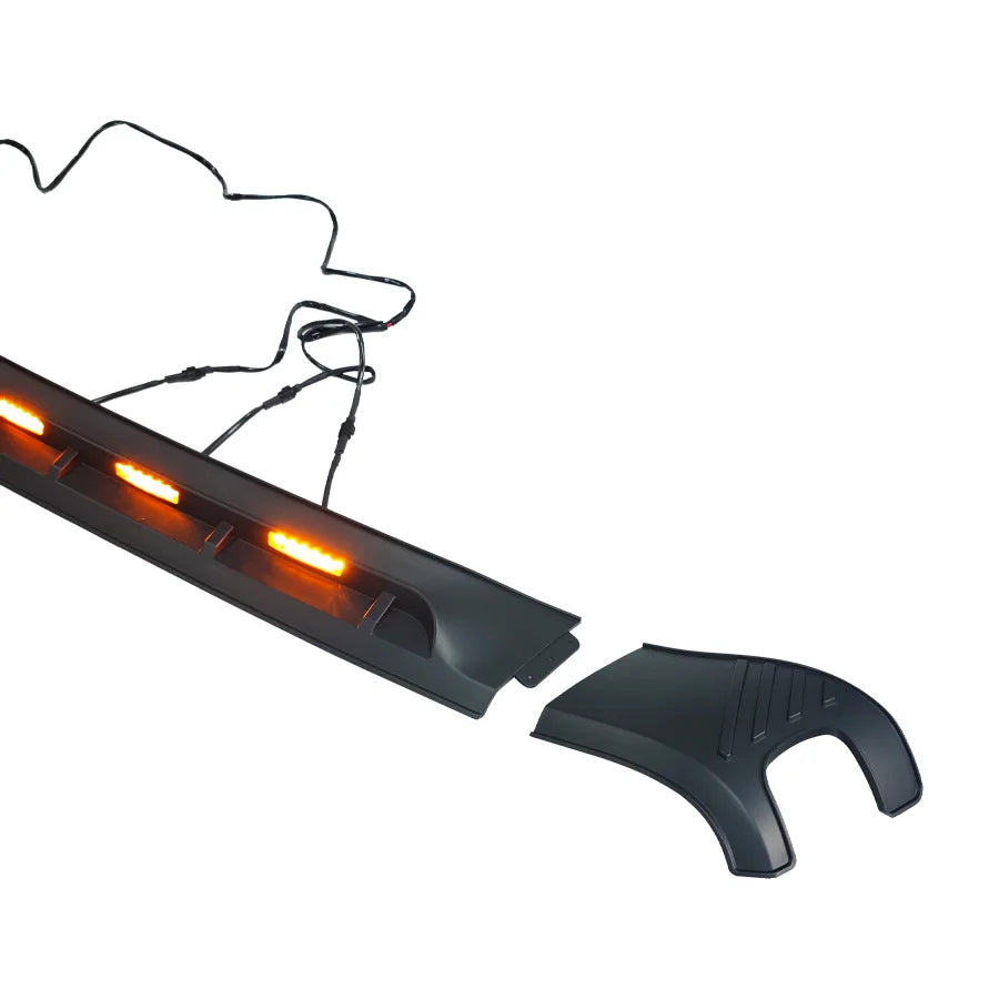 LED Hood Deflector for 2023-2026 Jeep Gladiator JT - view 4