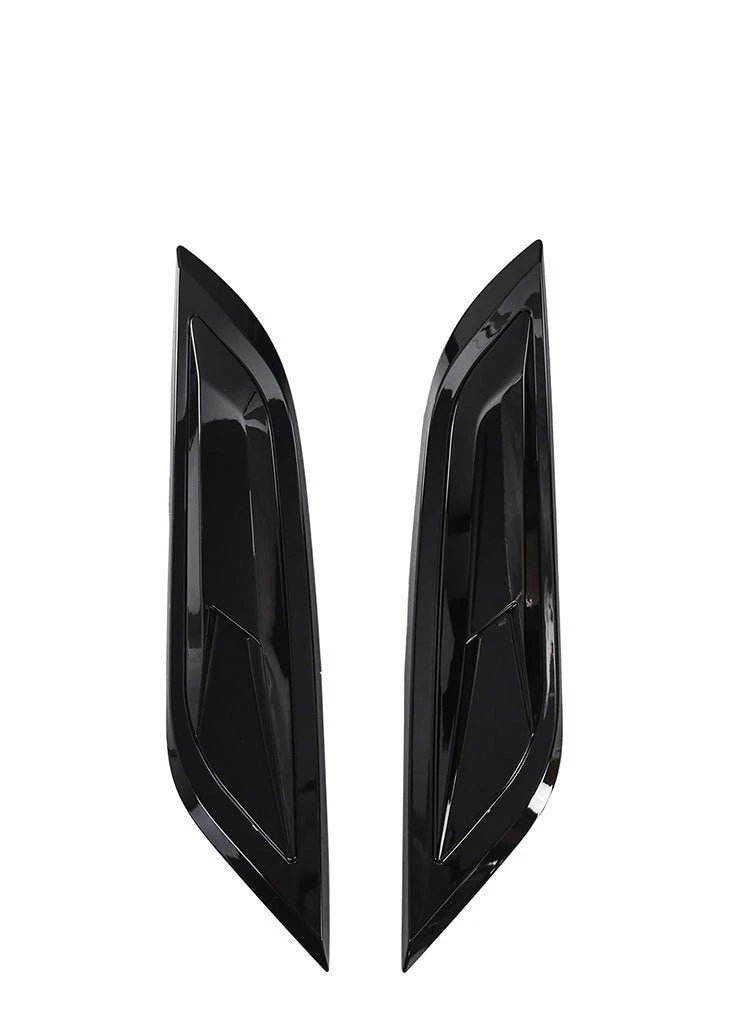 For Land Rover Defender 90/110/130 2020-2025 Front Bonnet Air Intake Grille Cover Gloss Black Hood Vent Trim Car Accessories