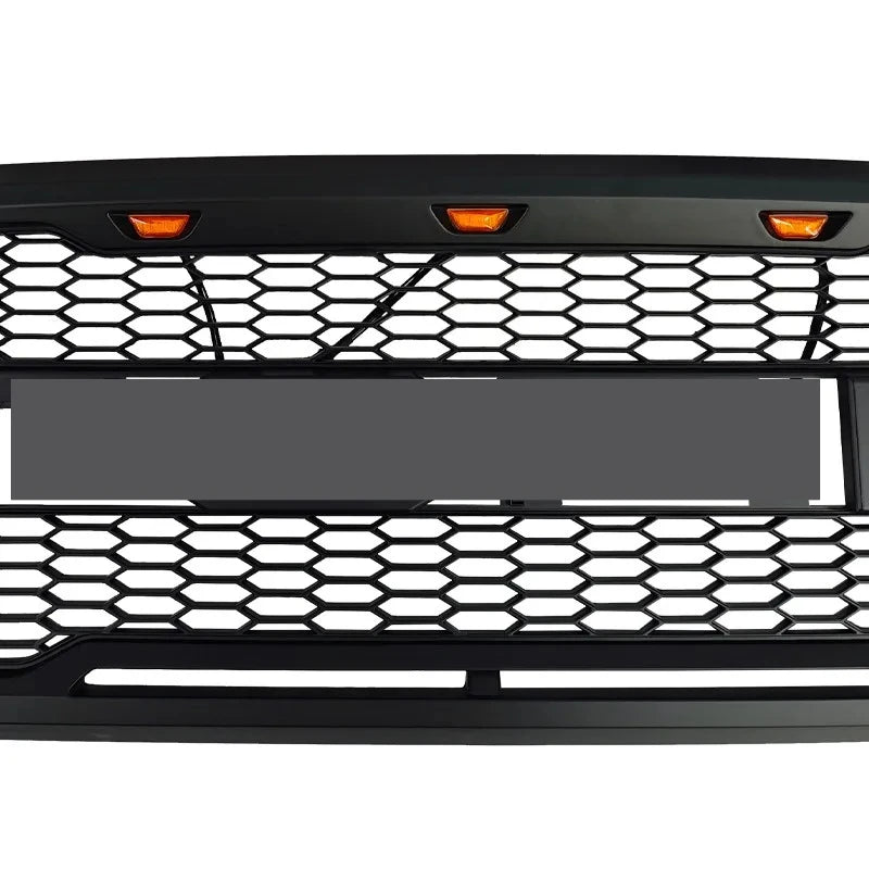 Matte Black Grille for Ford F-150 F150 2004-2008 Raptor Style Racing Grills LED Grill ABS Plastic Conversion Kit Car Accessories
