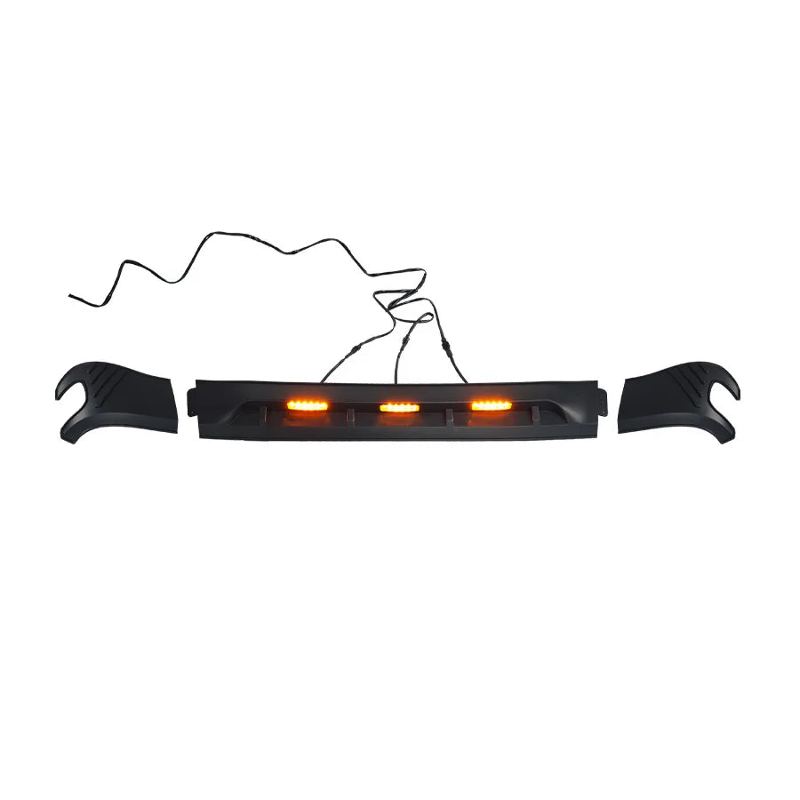 LED Hood Deflector for 2023-2026 Jeep Gladiator JT - view 8