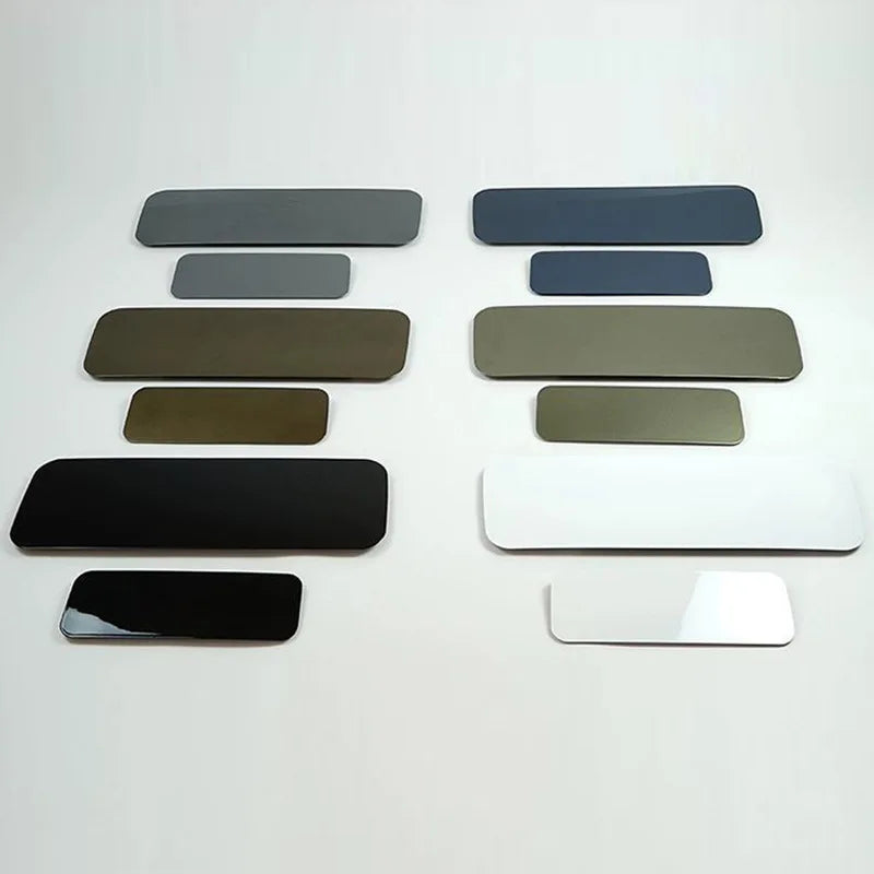 For 2020+ Land Rover Defender 90 110 Gloss Black Spare Tire Cover Assembly Rear Wheel Tire Carrier Covers Trim ABS Car Tailgate