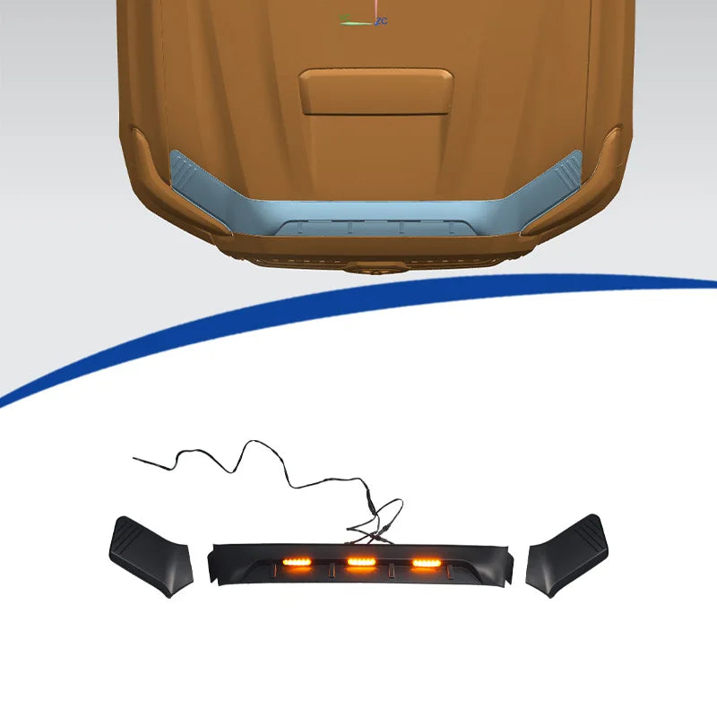 LED Hood Deflector for 2016-2023 Toyota Tacoma