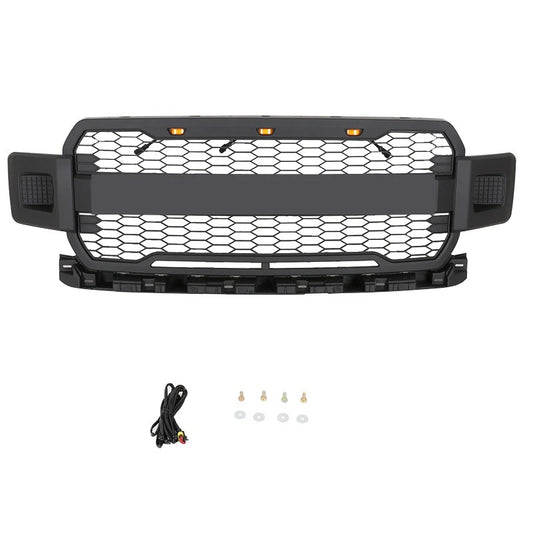 LED Illuminated Front Grille for 2018-2020 Ford F-150 - view 2