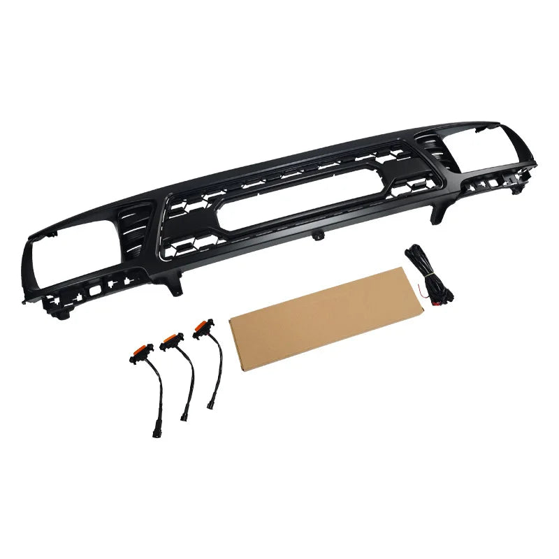 Front Grille Bumper Radiator Grill for Toyota 1st Gen Tacoma (1995-1997) TRD Pro Style Black Mesh ABS Plastic Car Racing Grills