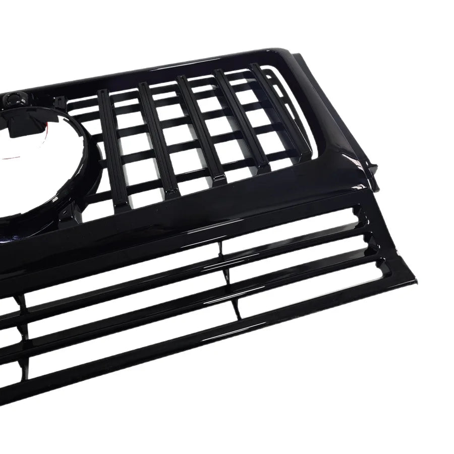 For Mercedes Benz G-Class W463 2004-2018 GT Style Grille LED Illuminated Front Grill Vertical Slat Racing Grills ABS Car Styling