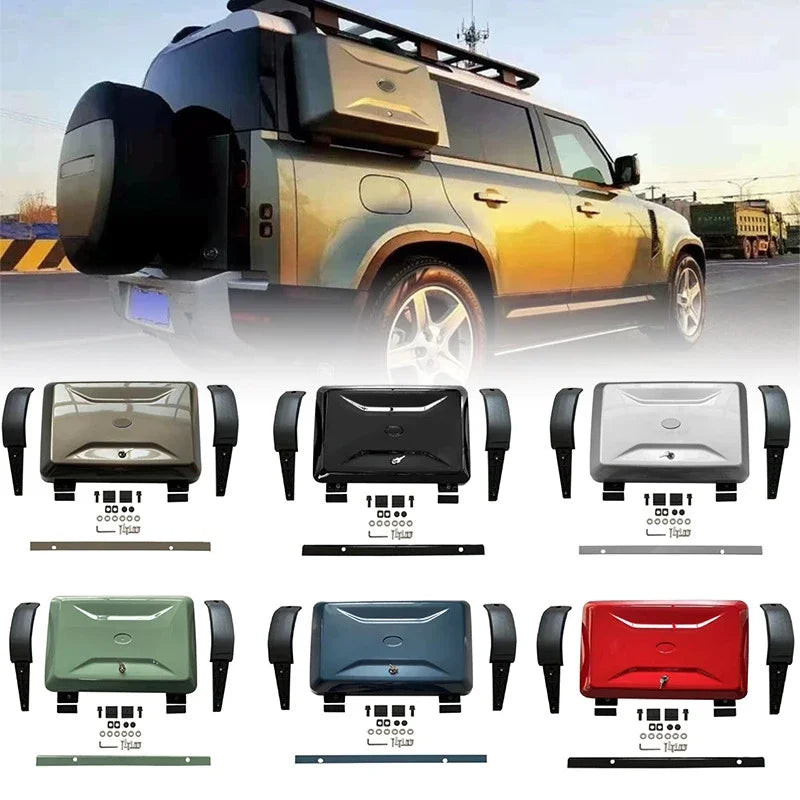 Suitable for 2020-2024 Land Rover Defender 90 110 Roof Rack Small Book Bag Side Backpack Storage Box Off-road Modification Parts