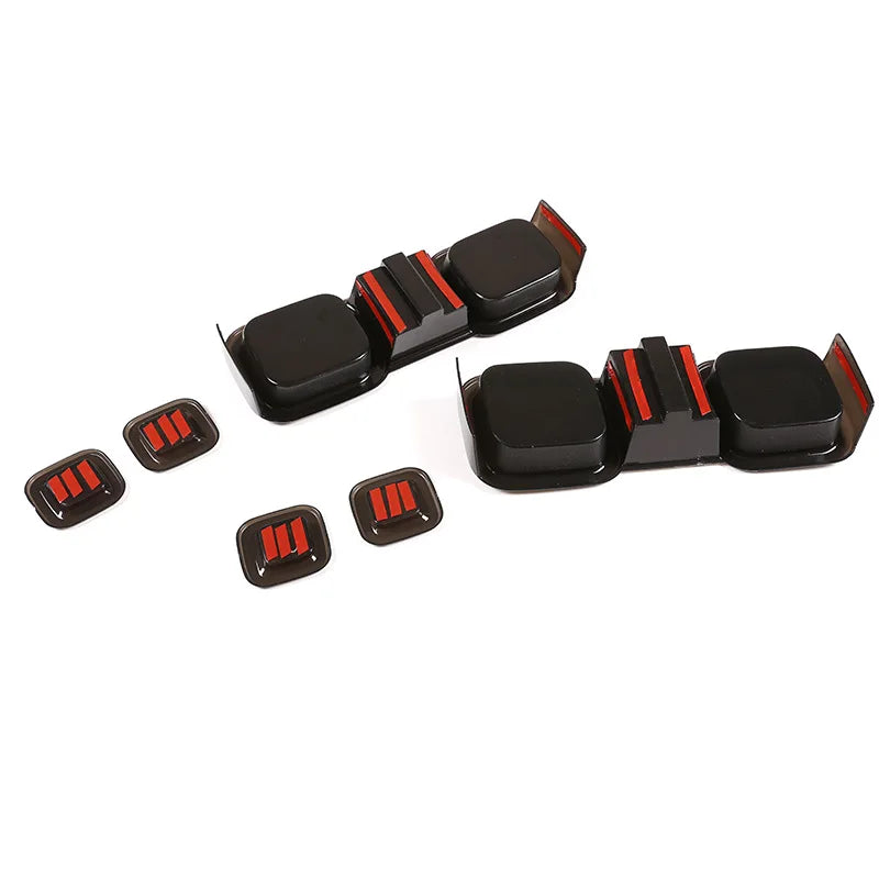 For 2020-2022 Land Rover Defender Smoked Black Tail Light Cover Lamp Shell Rear Light Housing Trim 6-Piece Set Car Accessory