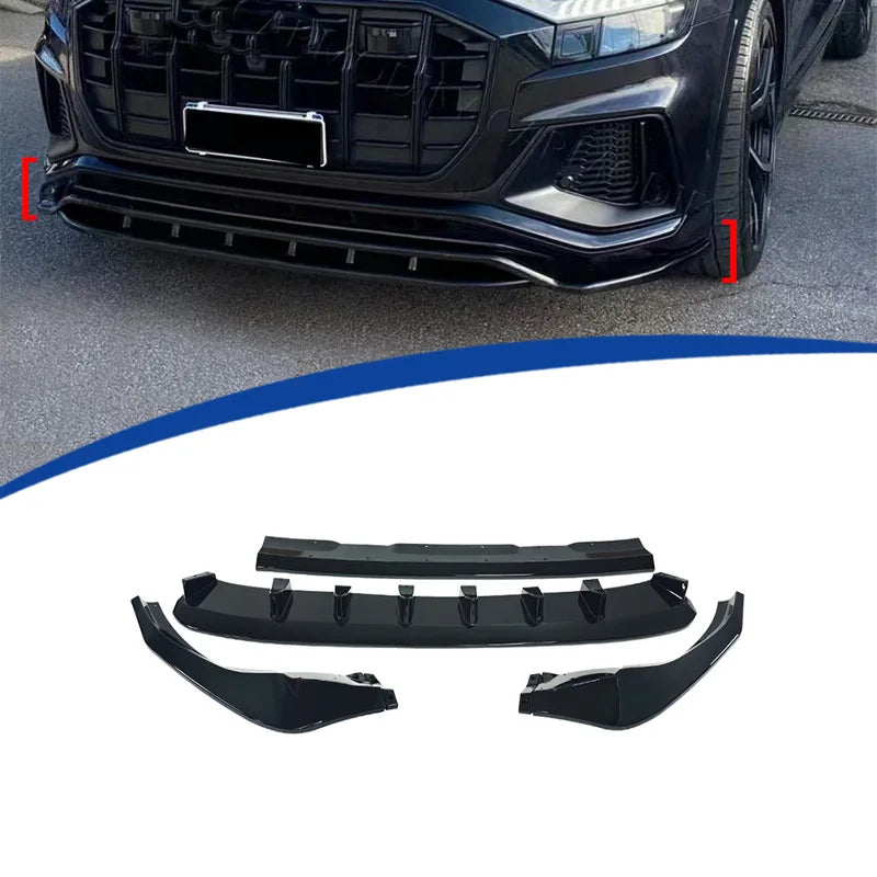 Front Bumper Lip Splitter for 2019-2023 Audi Q8