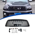 TRD Pro Style Front Grille Bumper for Toyota Sequoia 2008-2018 2nd Generation Grille ABS Black Replacement Car Racing Grills