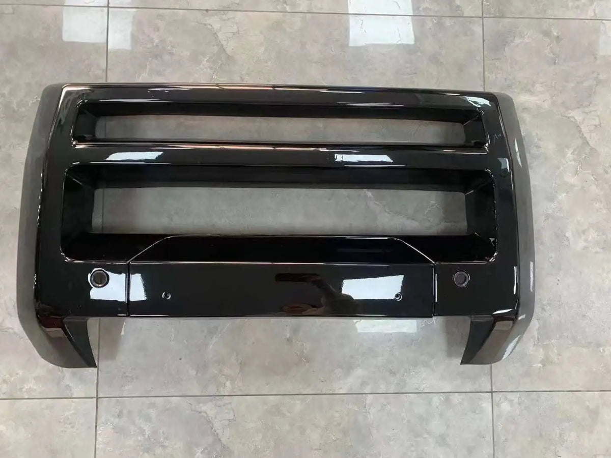 Glossy Black Front Bumper Protective Bar for Land Rover Defender 90 110 2021+ Matte Black Trim Cover Car Styling Accessories